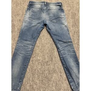 Diesel D-Bazzer Tapered Jeans Mens W31 L32 Light Wash Stretch Slim Denim 00900